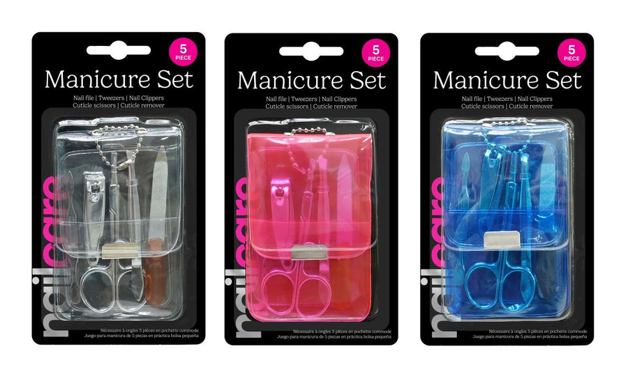 MANICURE 5PC SET 3ASST