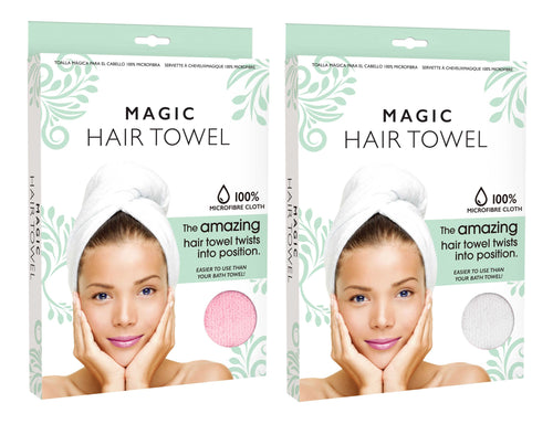 HAIR TOWEL WRAP MICROFIBRE