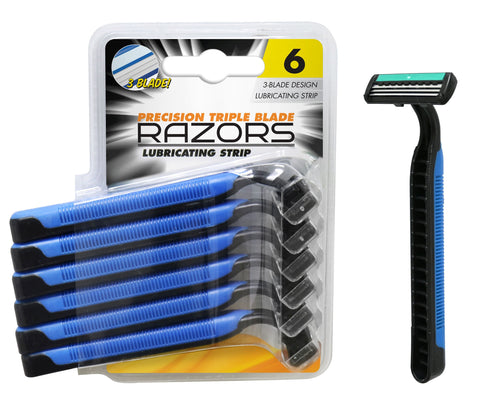 MEN RAZOR DISPOSABLE 6PK