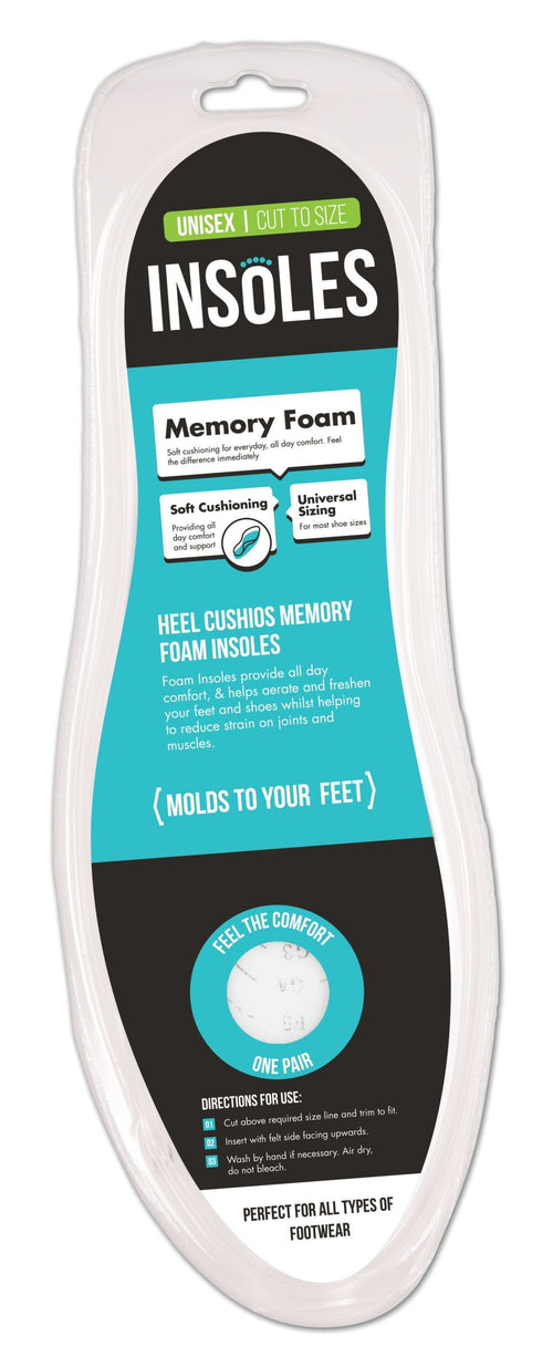 INSOLES MEMORY FOAM 1 PAIR