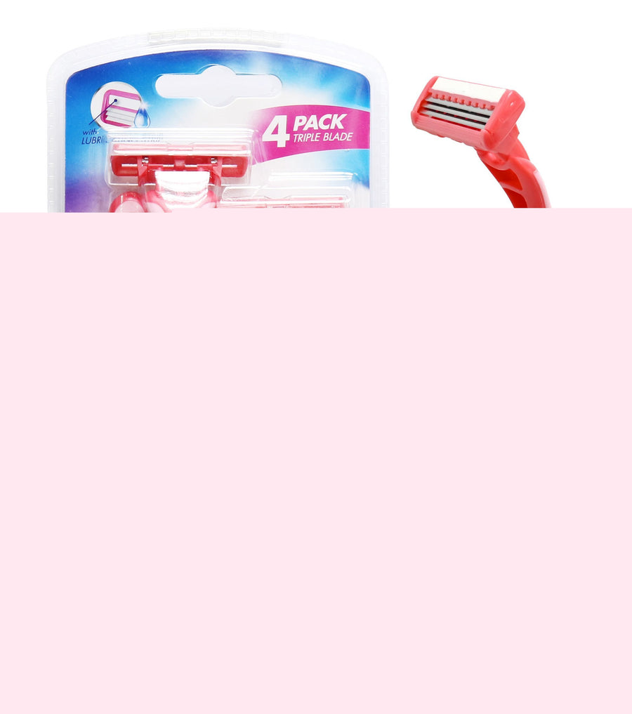 LADIES RAZOR DISPOSABLE 4PK