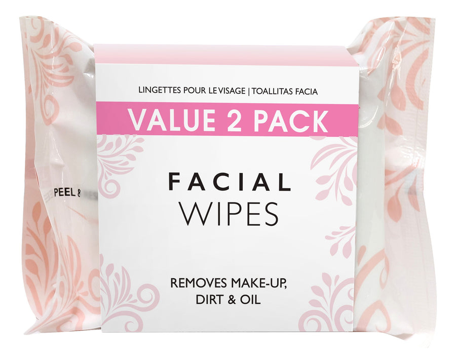 FACIAL WIPES 25PC X 2PACKS