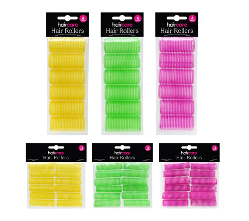 HAIR ROLLERS 2 SIZES 6ASST