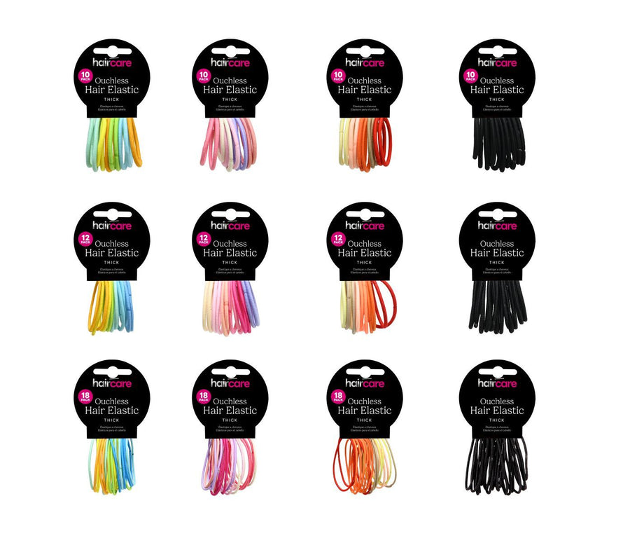 HAIR ELASTIC OUCHLESS 12ASST