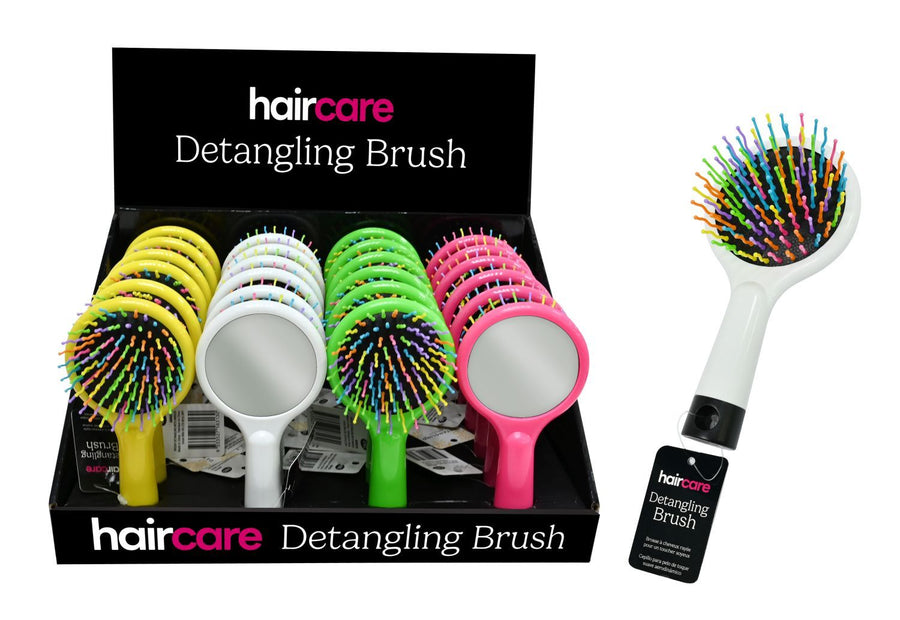 BRUSH DETANGLING WITH MIRROR