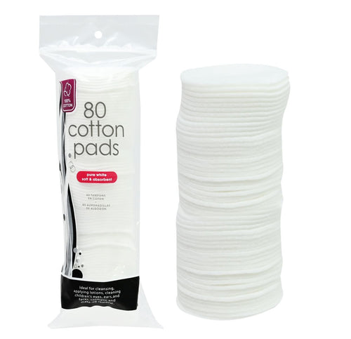 COTTON COSMETIC PADS 80PK