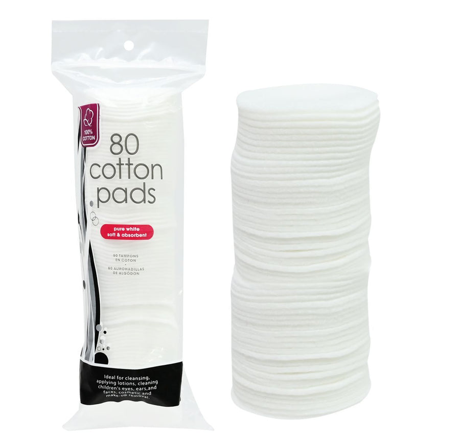 COTTON COSMETIC PADS 80PK