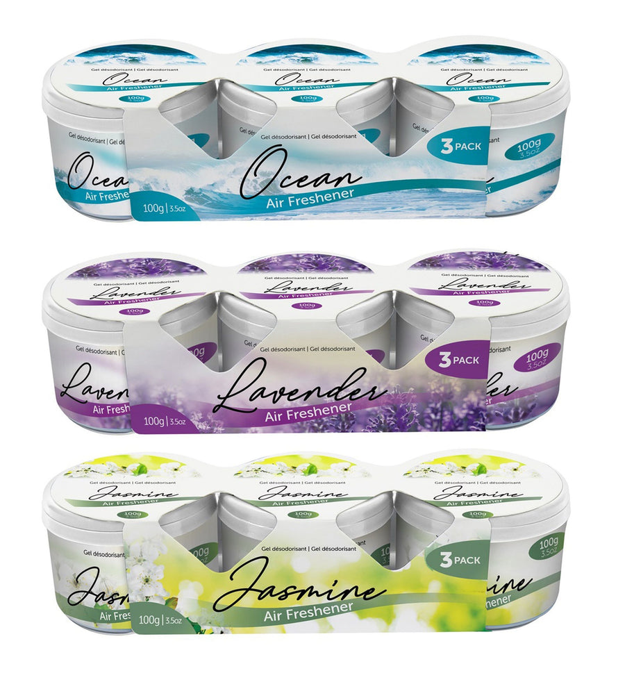 AIR FRESHENER GEL 3PK 100g