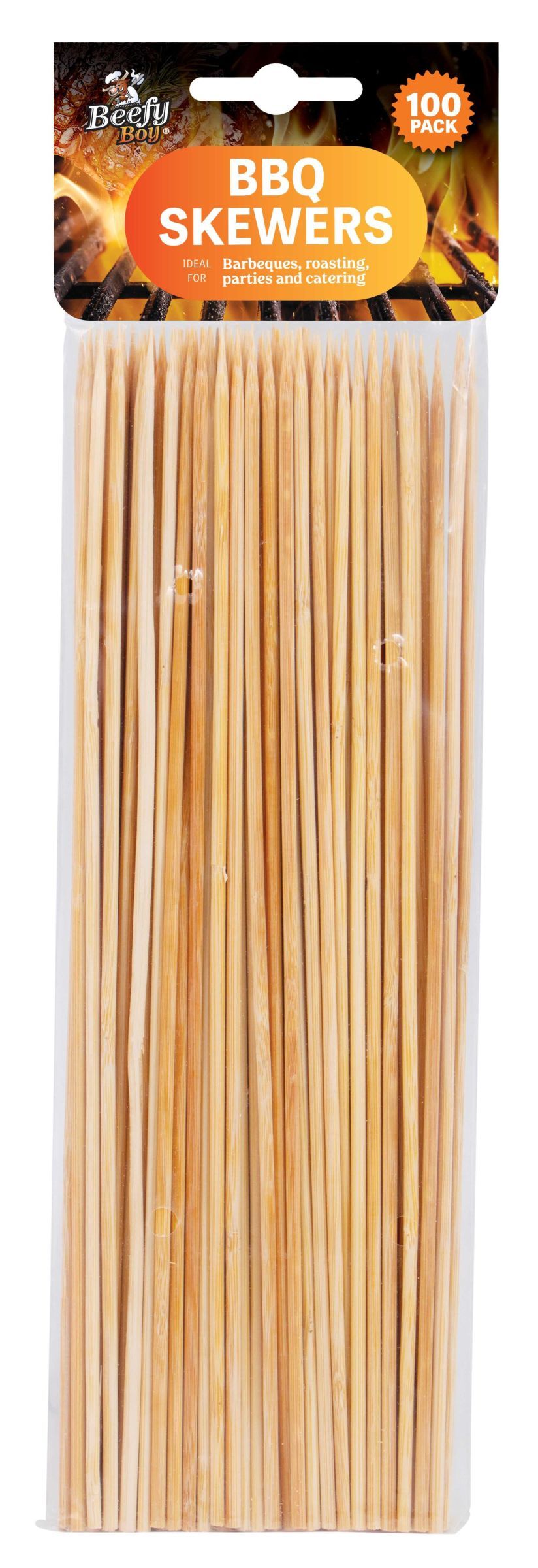 BAMBOO SKEWERS PK100 25CM