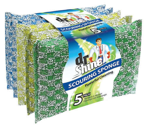 SCRUBBING PADS METALLIC 5PK