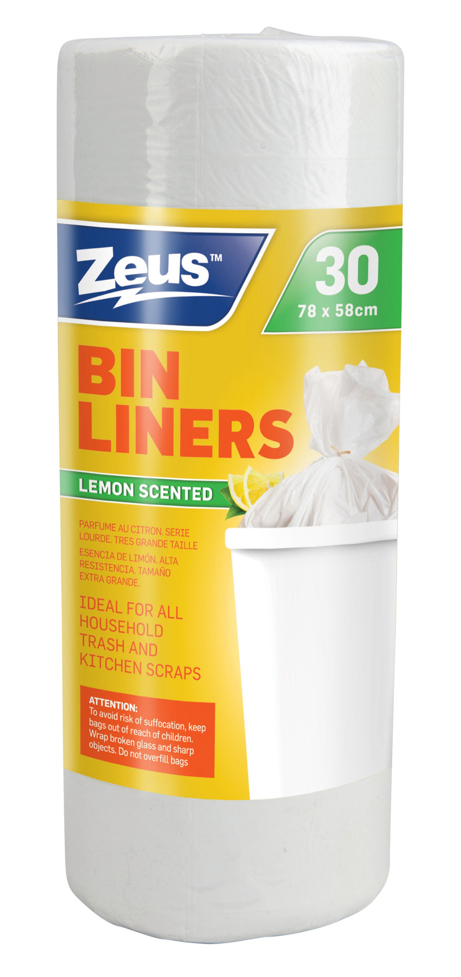 BIN LINERS SCENT 78x58cm 30PK