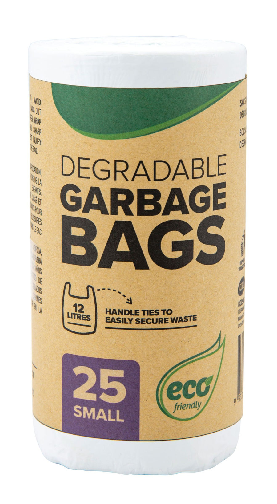 DEGRADABLE BIN LINER BAGS 12L