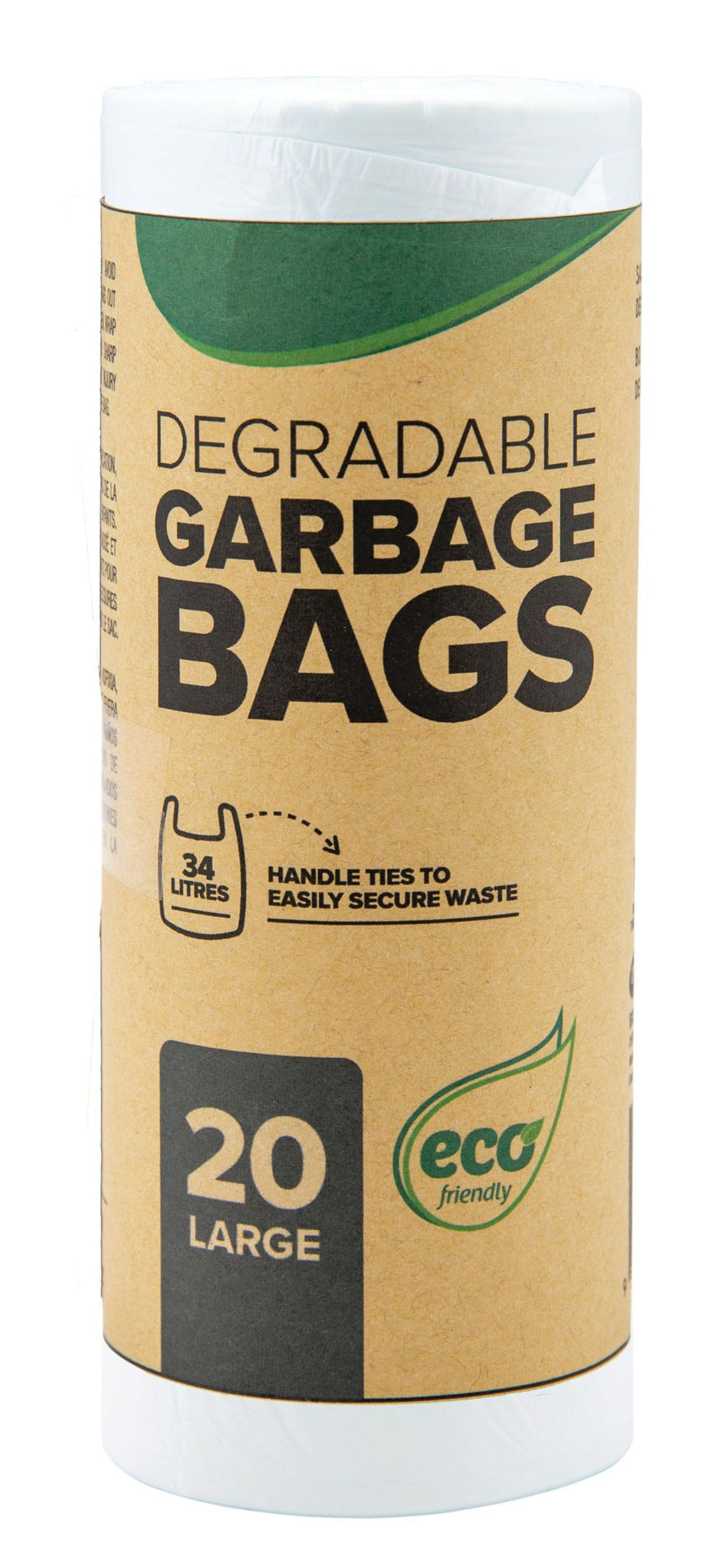 DEGRADABLE BAGS BIN LINER 34L