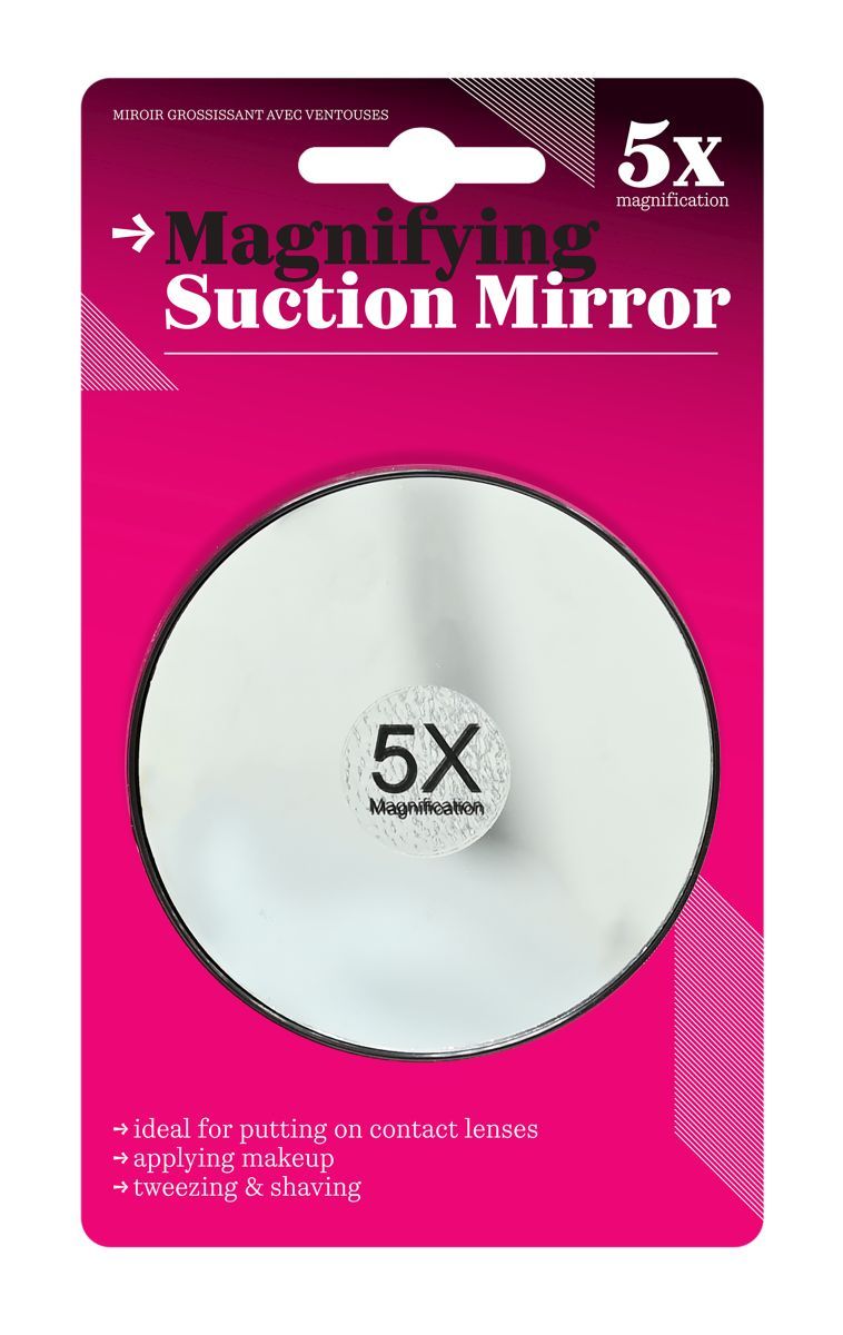 Magnifying Mirror with Suction