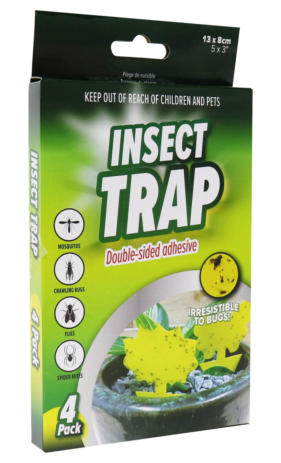 GNAT TRAP BUTTERFLY/FLOWER 4PK