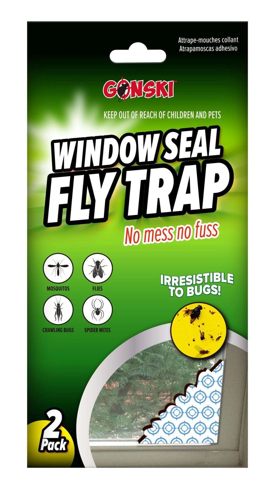 WINDOW SEAL FLY TRAP 2 PACK