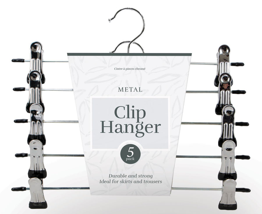 CLIP HANGER METAL 5PK
