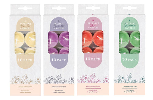 CANDLE T/LIGHT SCENT 14g 10PK