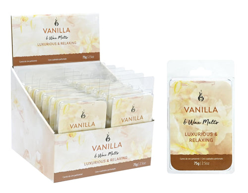 WAX MELTS VANILLA SCENTED 6PK