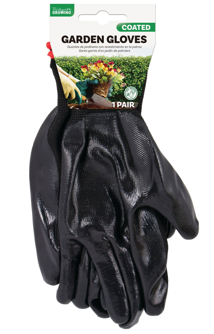 GARDEN GLOVES COATED 2ASST