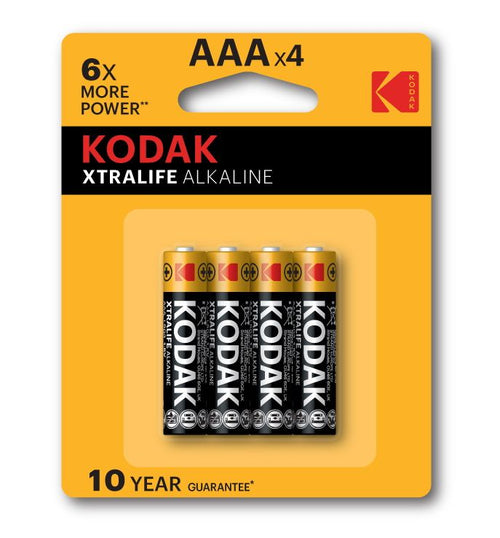 KODAK BATT ALKALINE - AAA 4/PA