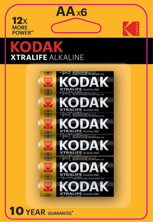 KODAK BATT ALKALINE - AA 6/PAC