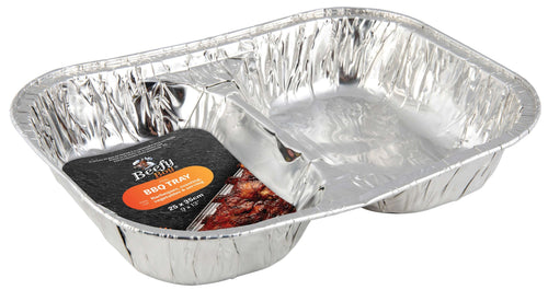 FOIL SERVING TWIN TRAY 35x25cm