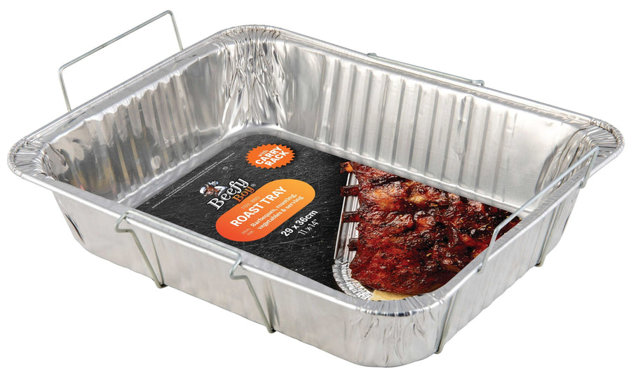 FOIL ROASTING TRAY W/RACK