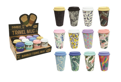 BAMBOO FIBRE TRAVEL MUG 400ML