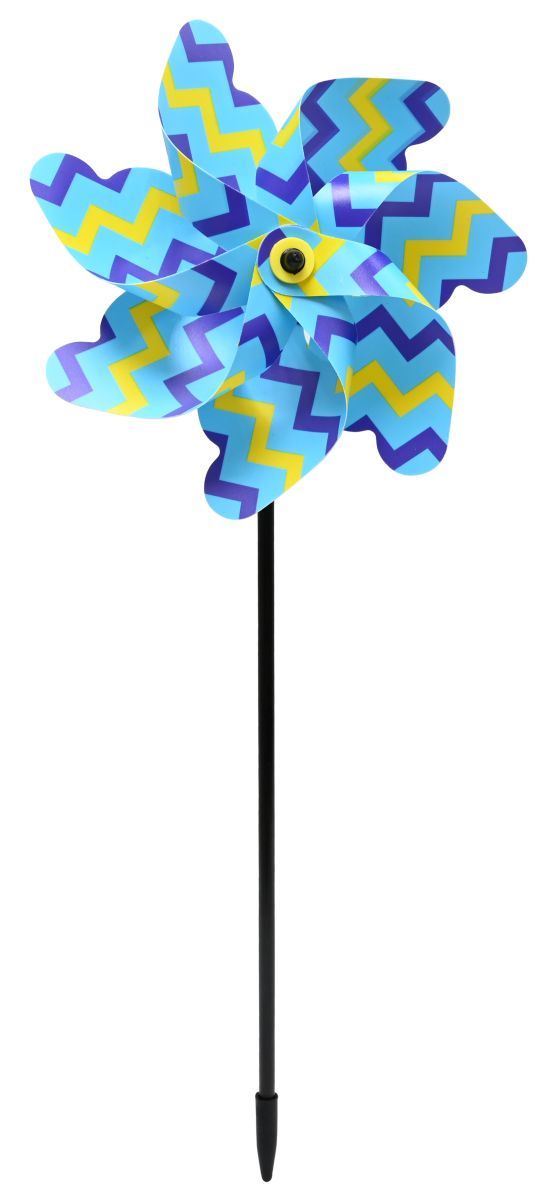 GARDEN PINWHEEL 14X37CM