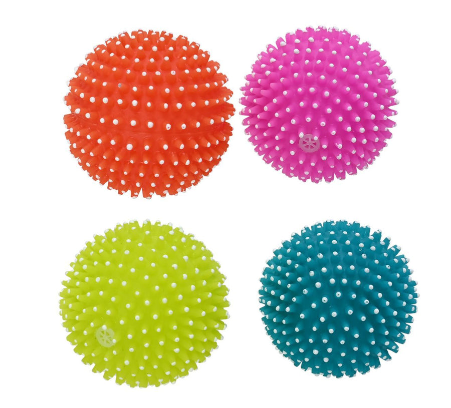 PET BALL SPIKY ASST COL