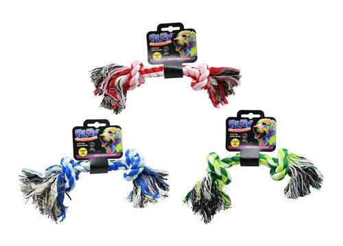 DOG COTTON ROPE BONE 18CM