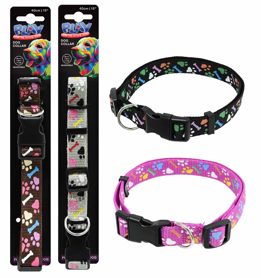 DOG COLLAR PRINTED SML 15ML