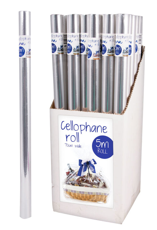 CELLOPHANE CLEAR 5m ROLL